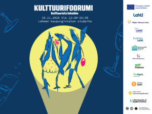 Kulttuurifoorumi-tapahtuman mainoskuva.
